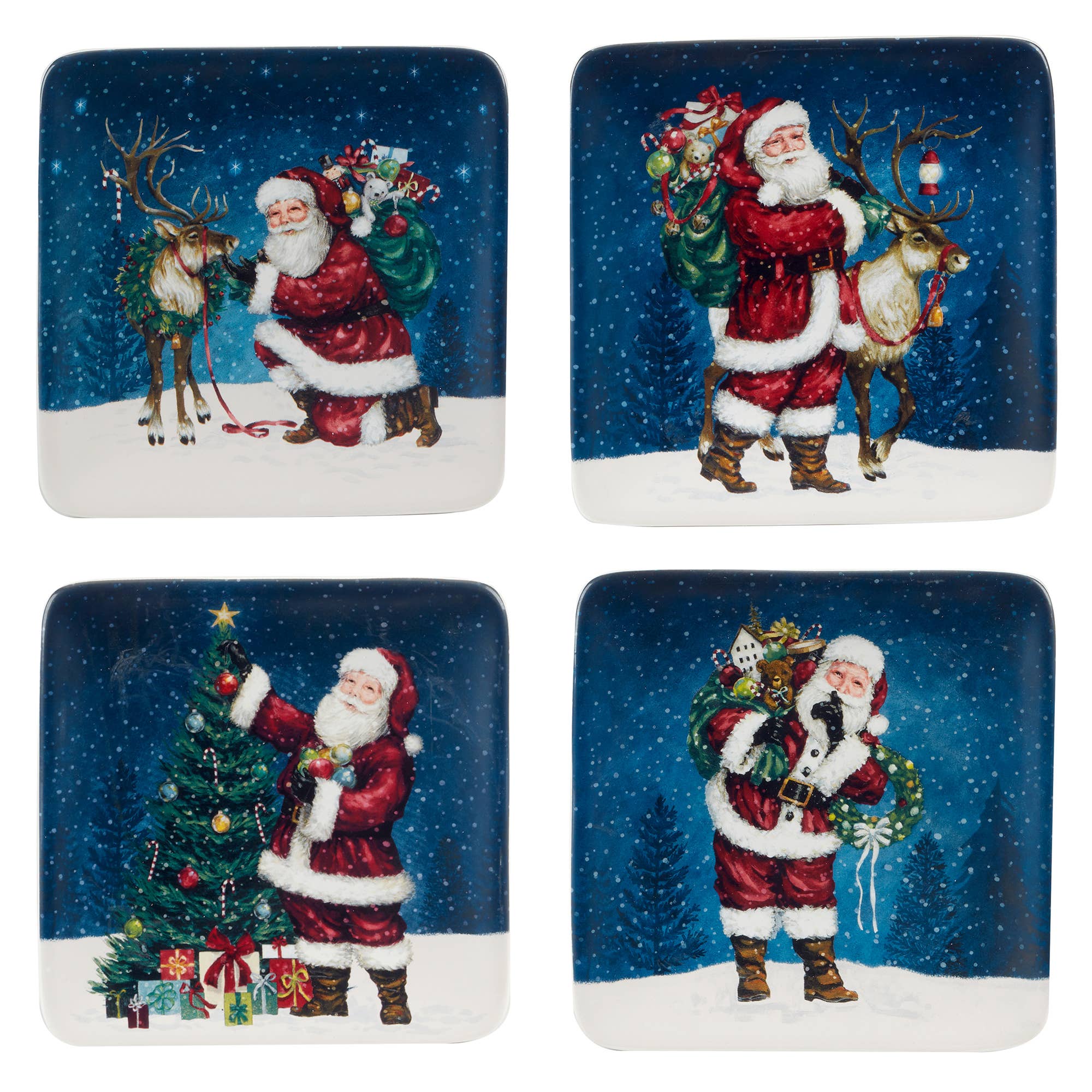 Santa's Secret Christmas Canape Plate