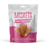 Milky Chocolate Strawberry Mini Cones  - 12 Packs in 1 Case