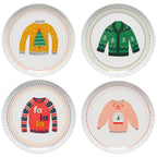 Ugly Christmas Sweater Appetizer Plates
