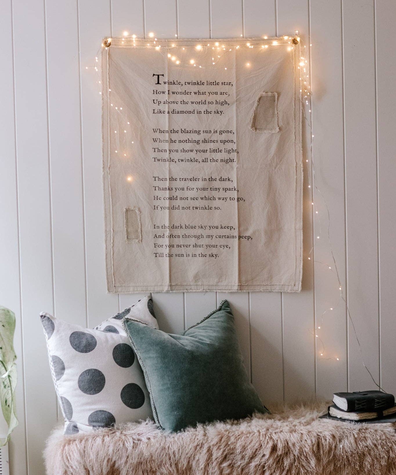 Twinkle Little Star Canvas Wall Hanging 31.5" x 40"