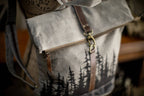 Black Spruce Forest Recycled Canvas Backpack