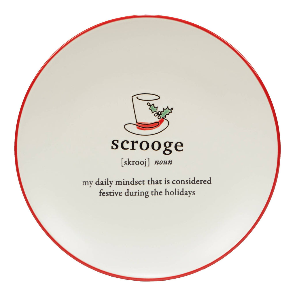 Christmas Sayings Dessert Plates