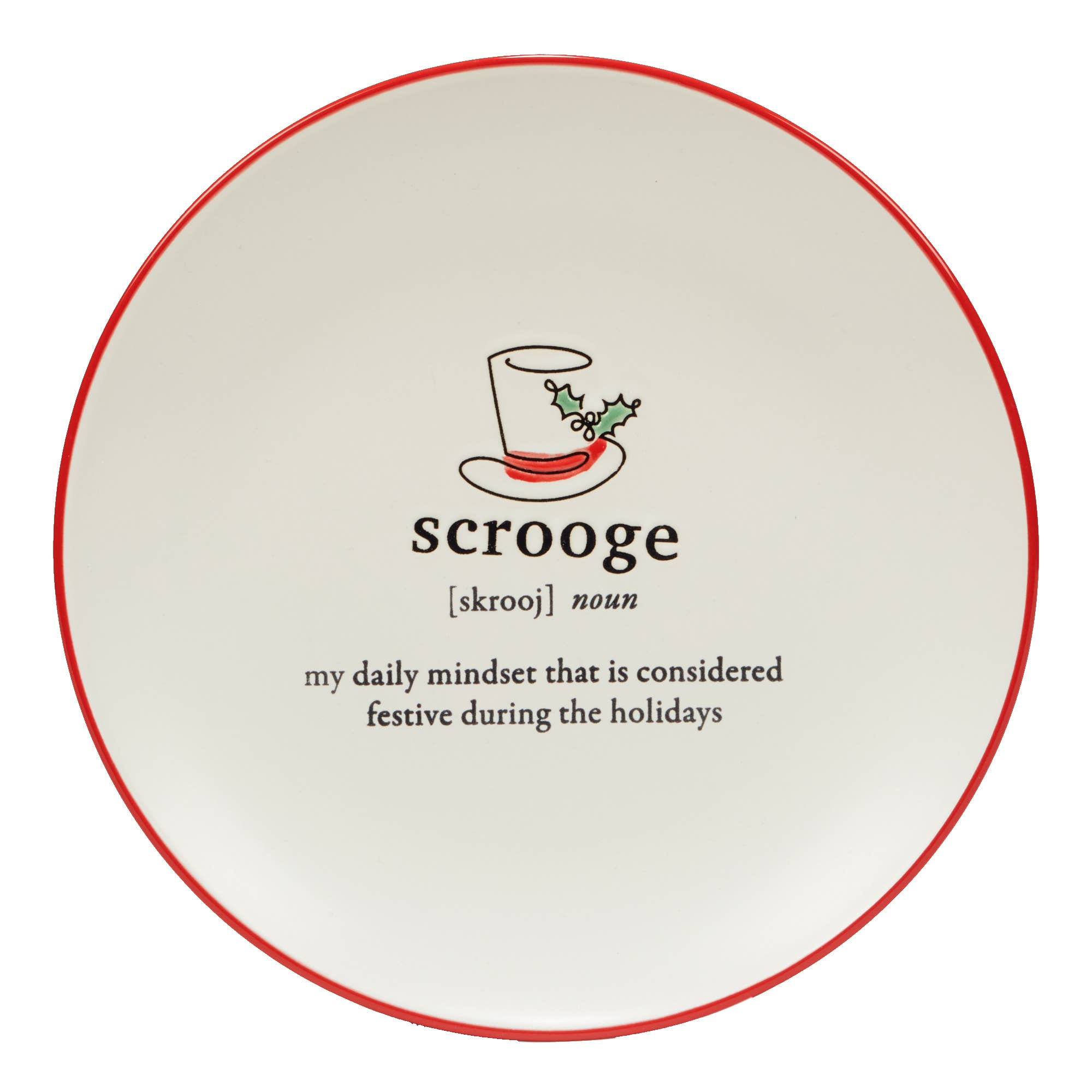 Christmas Sayings Dessert Plates