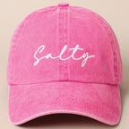 'Salty' Embroidered Baseball Cap