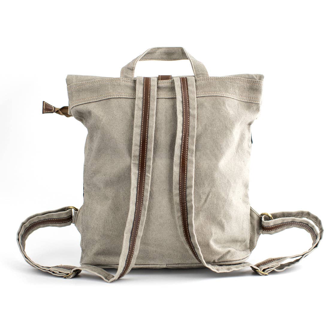 Black Spruce Forest Recycled Canvas Backpack