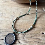 Turquoise Guardian Angel Necklace