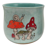 Emerald Forest Mushroom 5" Planter