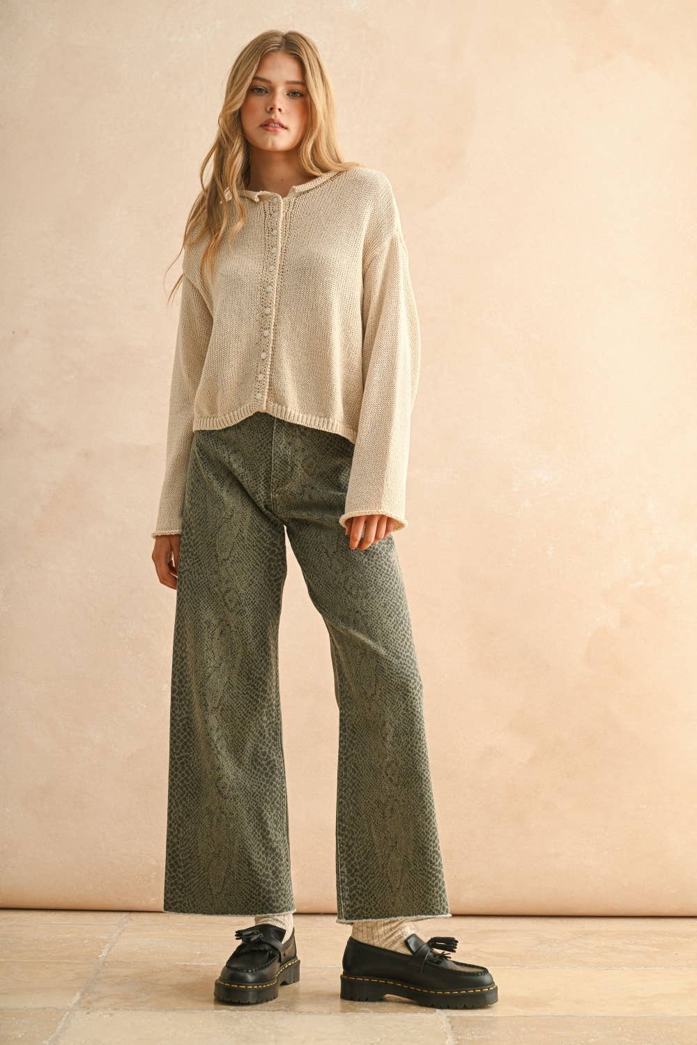 Lightweight Button Front Cardigan
