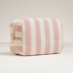 Striped Pattern Makeup Bag