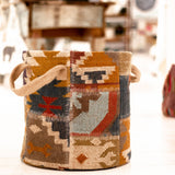 Woven Kilim Basket