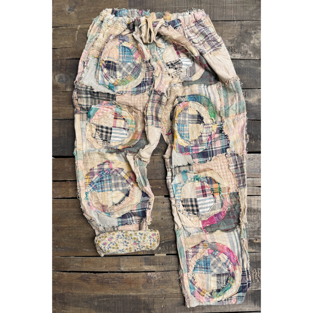 Circle Around Patchwork Pants