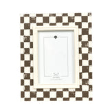 Wood photo frame (CHECK) (5x7 pic) Everyday - 70035