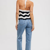 Halter Sweater Knit Cami Top
