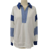 Color Block Oversized Pullover