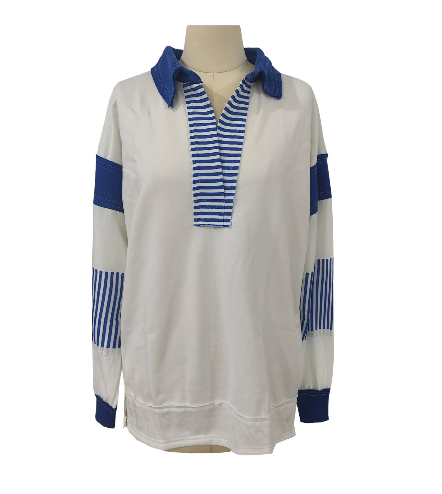 Color Block Oversized Pullover