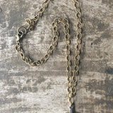 Dainty Hammered Cross Necklace