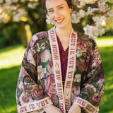 Make A Wish Pixie Duster Cropped Kimono w Wishbone Dandelion