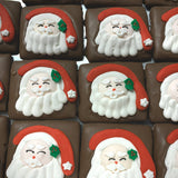 Christmas O’Santa Face🎅Milk Choc Graham Cracker 1PK w/ Bow