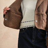 Suede & Sherpa Reversible Jacket