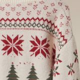 Christmas Forest Knit Sweater Cardigan