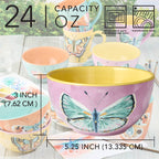 Butterflies Ice Cream Bowls