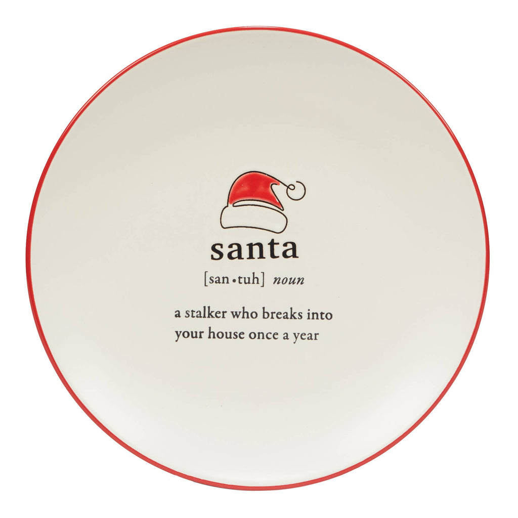 Christmas Sayings Dessert Plates