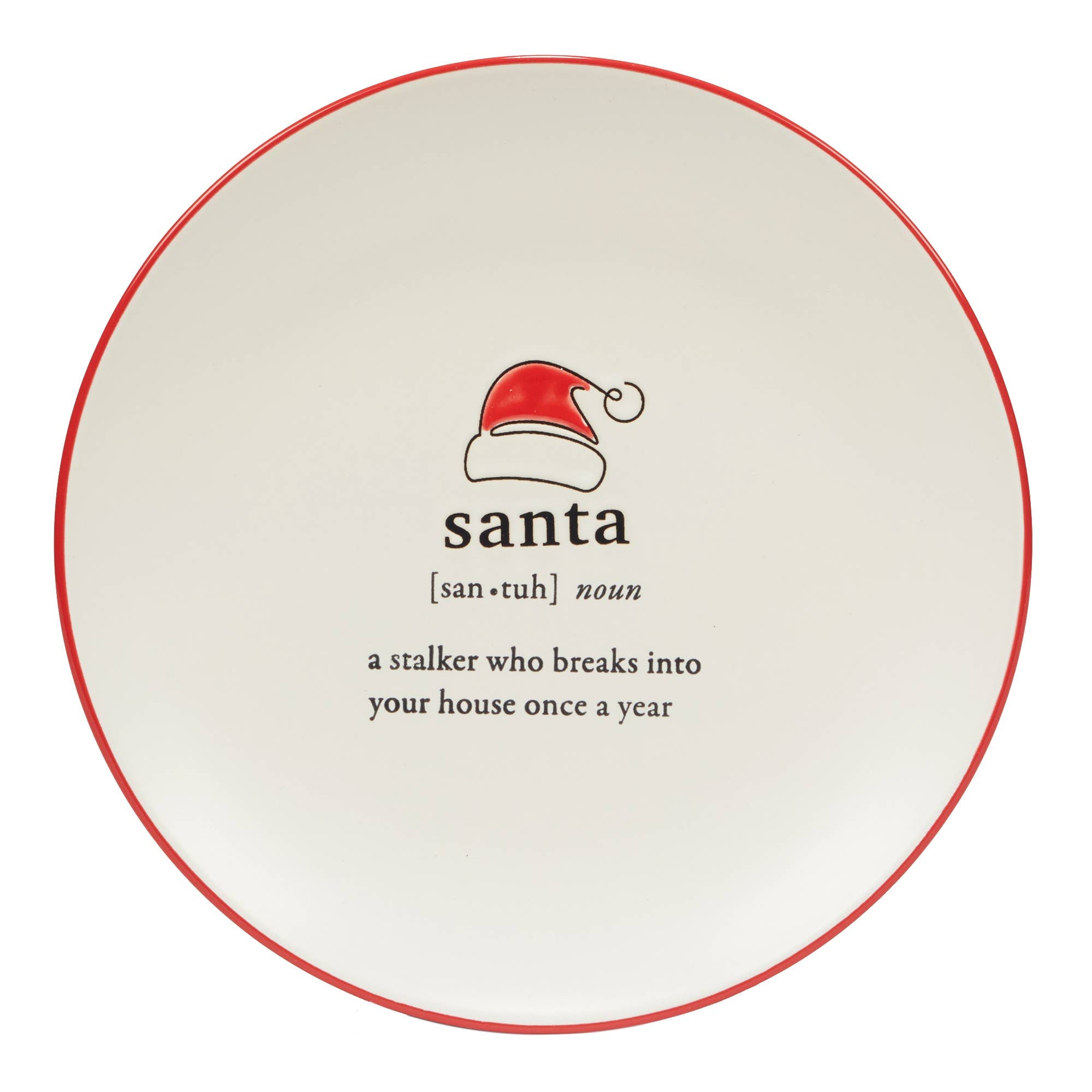 Christmas Sayings Dessert Plates