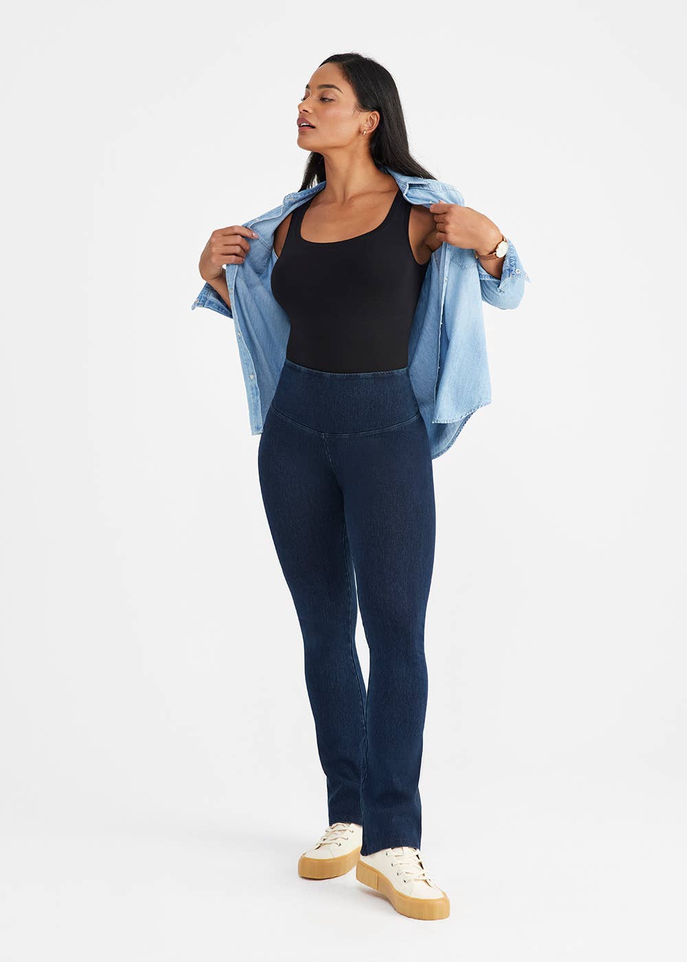 Cotton Seamless Scoop Neck Shapewear Tank Top