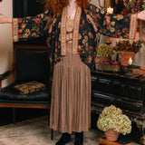 Heart of Gold Pixie Duster Crop Kimono w/ Sacred Heart