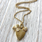 Removable Triple Heart Charm Necklace