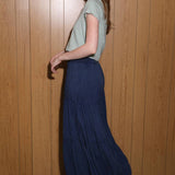 B3690-ASIS WIDE LEG PANTS WITH V YOKE WAIST BAND