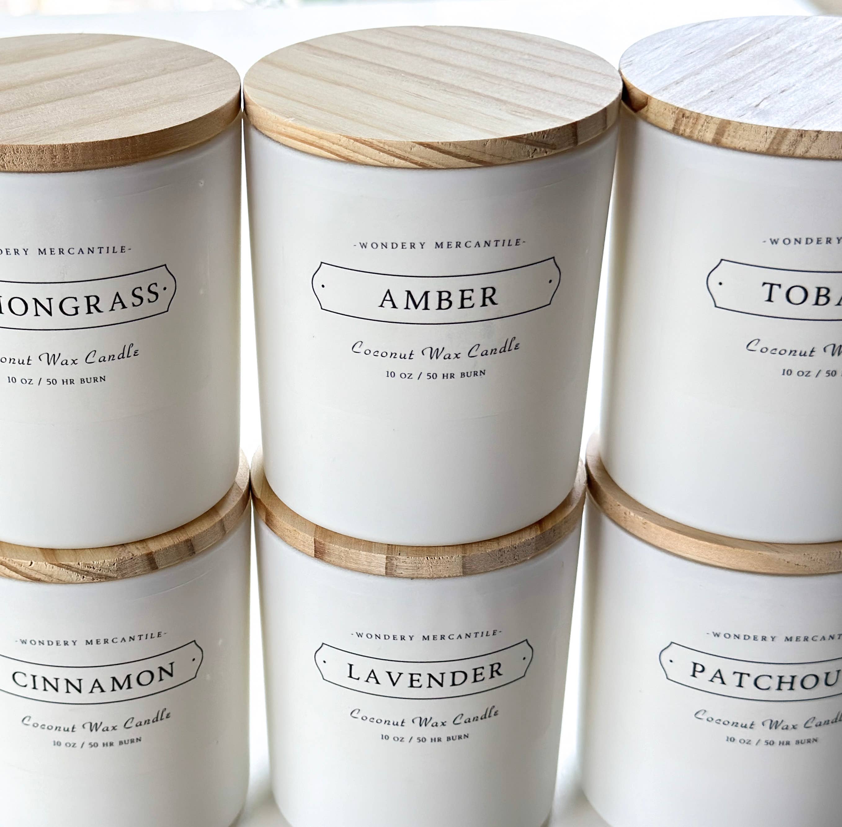 Amber Coconut Wax Candle | Amber, Ozone, Bergamot