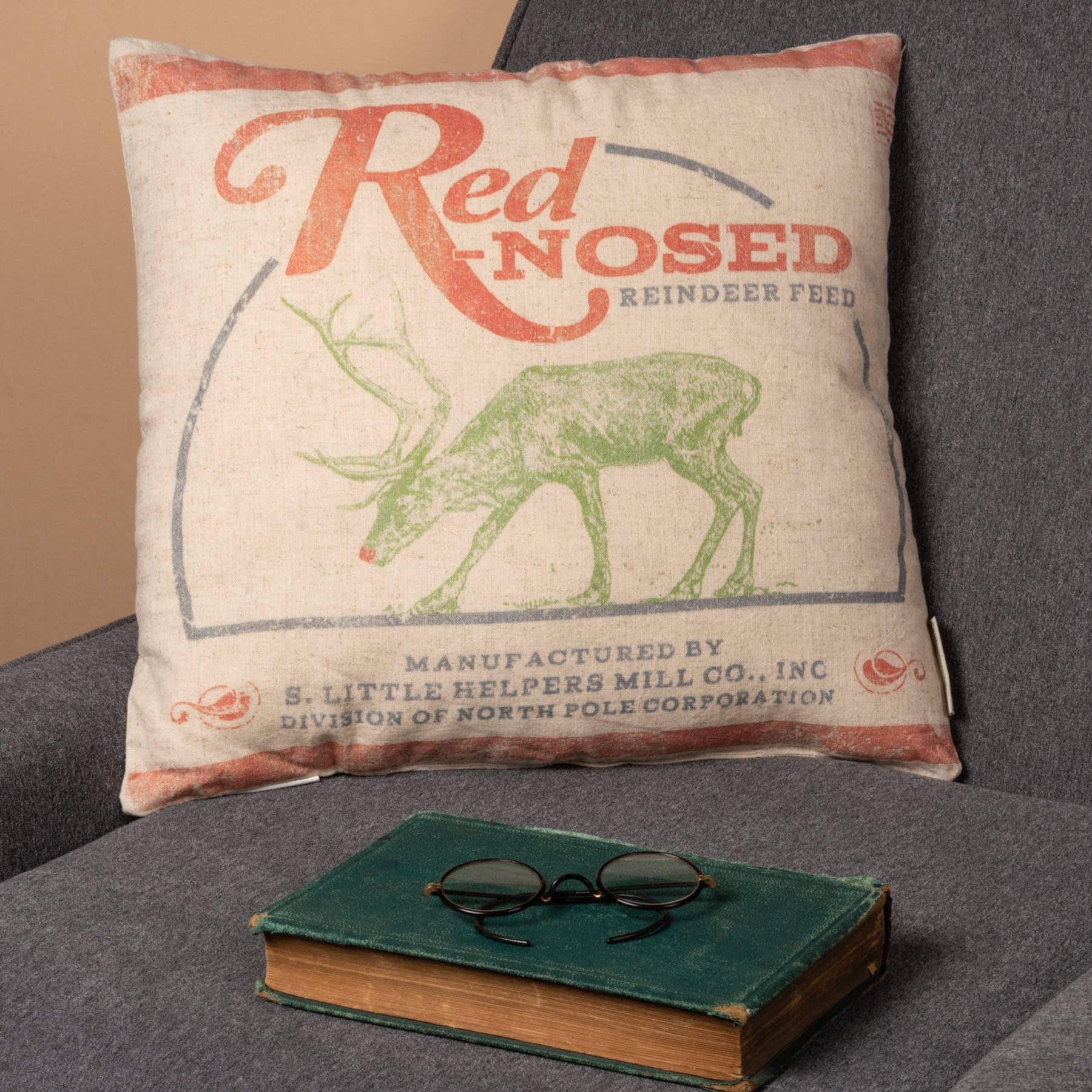 Red Nosed Pillow