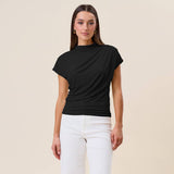 AT2993 Draped jersey top