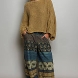 Solid Color Oversized Chunky Knit Pullover Soft Sweater Top