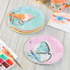 Butterflies Salad Plates