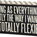 Totally Flexible Box Sign