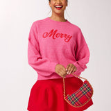 "MERRY" SWEATER
