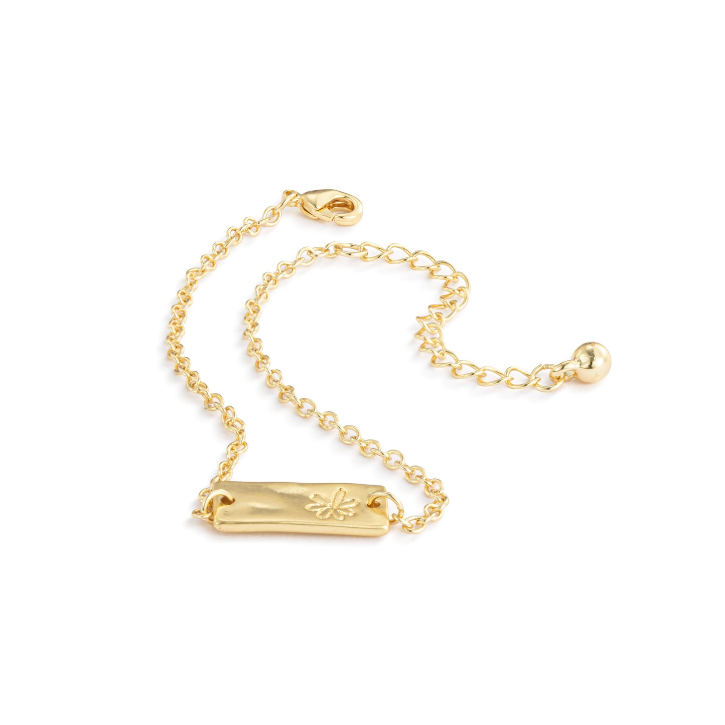 Daisy Charm Bracelet - Gold