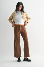 Dark Khaki Corduroy Trousers
