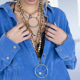 Full Circle Stone Stunner Necklace
