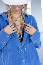 Full Circle Stone Stunner Necklace
