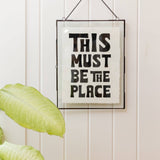 "This Must Be The Place" Handmade Paper Print
