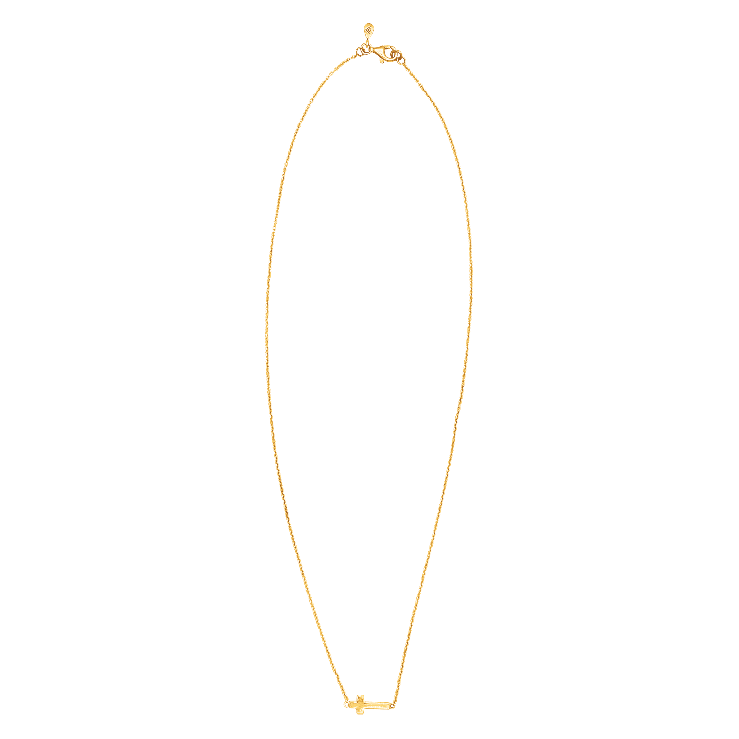 Silpada 'Simplex Cross' Horizontal Cross Necklace in Sterlin