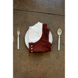 Pointelle Button Front Scoop Neck Tank Top