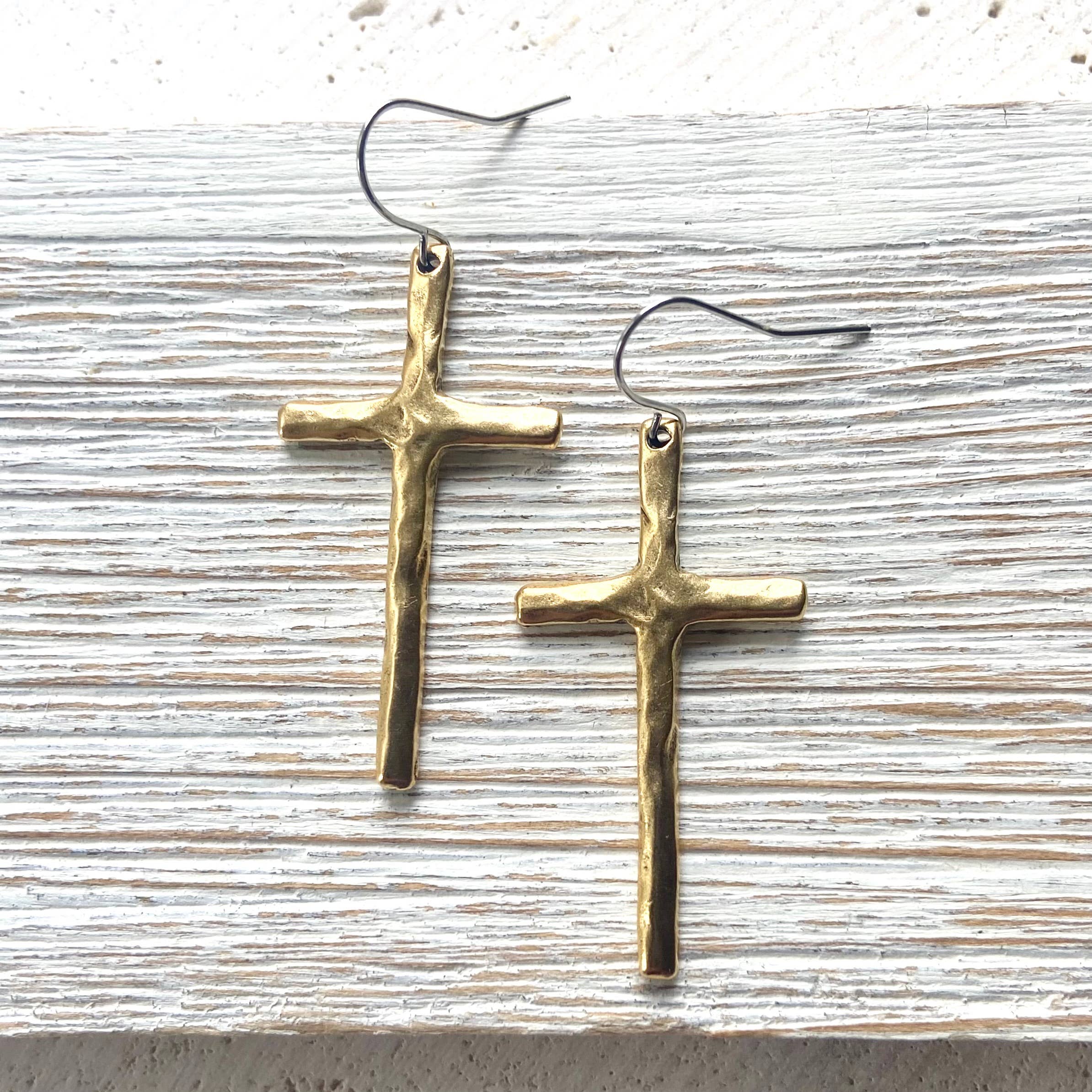 Cross Earrings