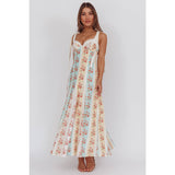 ROMANTIC FLORAL MAXI DRESS / KA0361K