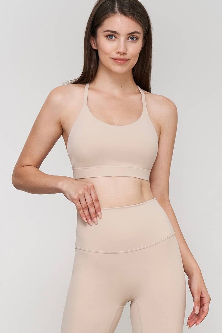 Luna Triangle-Back Sports Bra