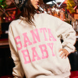 IT2594-SANTABABY | Reversible Mock Neck Sweatshirt