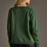 Hunter Green Merry Sweater